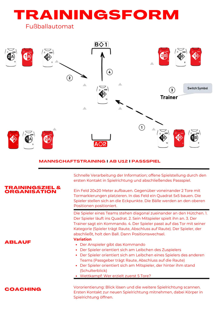 Starterhandbuch für das Mannschafts- und Individualtraining | matchconcept UG | Kognitives Training Fussball and Scanning Fussball
