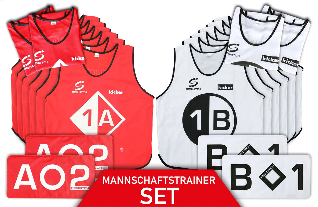 Kognitives Training Fussball and Scanning | RESWITCH Mannschaftstrainer-Set - matchconcept UG