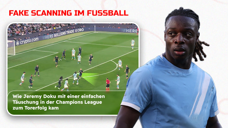 Fake Scanning im Fußball: Wie Jeremy Doku mit einer einfachen Täuschung in der Champions League zum Tor kam - matchconcept UG